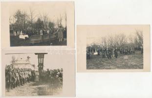 Szászsebes, Mühlbach, Sebesul Sasesc, Sebes; - 5 db régi fotó képeslap / 5 pre-1945 photo postcards