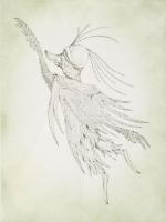 K. Bereczky Ildikó: Allegória. Színezett rézkarc. Jelzett, sorszámozott. 4/50. 25x17 cm Üvegezett keretben.