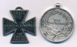1914. "Ferenc József II. osztályú Ezüst Vitézségi Érem" jelzetlen Ag kitüntetés mellszalag...