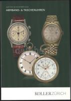 Koller Zürich. Armband- &amp; Taschenuhren. (Aukciós katalógus, karóra és zsebóra témában.) Zürich, 2016, Koller Auktionen AG. Gazdag képanyaggal illusztrálva. Német nyelven. Kiadói papírkötés.