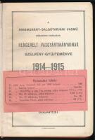 A Rimamurány-Salgótarjáni Vasmű Részvény-Társaság hengerelt vasgyártmányainak szelvény-gyűjteménye 1...