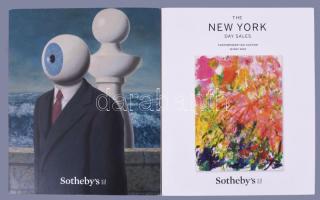2 db Sotheby's - The New York Evening Sales aukciós katalógus, kortárs művészet témában, 2025
