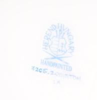 Herendi eton mintás kaspó, jelzett, hibátlan, d: 11 cm, m: 8 cm