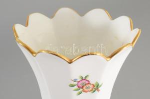 Herendi eton mintás váza. Jelzett, hibátlan, m: 22 cm