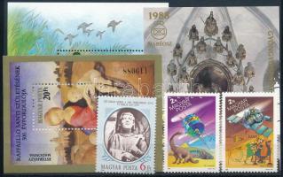 1983-1990 Kis tétel, 6 db borítékban, benne blokk, emlékív, sorok, összefüggések, több példányok (~16.500)