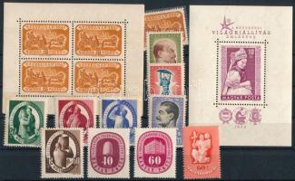 1947-1958 Kis tétel stecklapon (~20.000) (rozsdafoltok / stain)