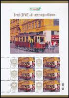 2025 Brnói (DPMB) 81 nosztalgia villamos megszemélyesített hatos kisív dísztokban