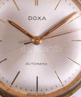 Doxa Automatic automata karóra, bőr szíjjal, működik, d: 35mm