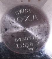 Doxa Automatic automata karóra, bőr szíjjal, működik, d: 35mm