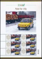 2025 Polski Fiat 126p megszemélyesített hatos kisív dísztokban
