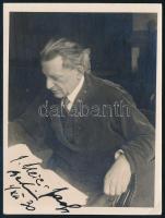 Julius Meier-Graefe (1867-1935) művészettörténész, író aláírt fotója, 12×9 cm