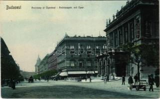 Budapest VI. Andrássy út, Opera, The Mutual Életbiztosító Társaság, Szecesszió kávéház (EK)