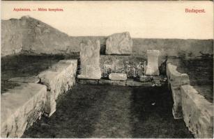 1907 Budapest III. Óbuda, Aquincum, Mitra templom (EK)
