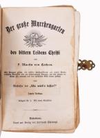 Régi biblia réz szerelékkel, 19x12 cm