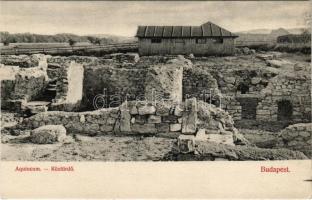 1907 Budapest III. Óbuda, Aquincum, Közfürdő (EK)