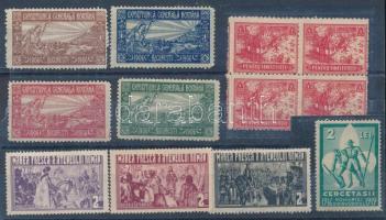 Románia 1906 12 db levélzáró