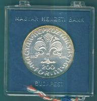 1978. 200Ft Ag "Első magyar aranyforint" T:BU Eredeti plombált MNB plasztiktokban!