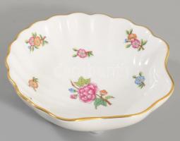 Herendi Eton mintás kagyló alakú kínáló. Jelzett, hibátlan, 15x14 cm