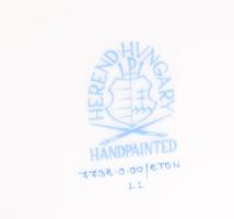 Herendi Eton mintás kínáló. Jelzett, hibátlan, 14x18,5 cm