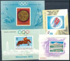 Románia 1972-1982 Sport 8 db vágott blokk