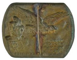 Ausztria 1929. "MÖDLING STOCKERAU PÖCHLARN WETTL 29 SEPTEMBER 1929" bronz lemezjelvény füg...