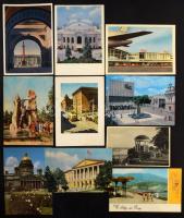 Szovjetunió "A"- "L" közel 1.000 modern városképes lap az 50-es évektől nagy cipős dobozban