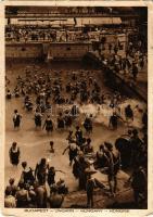 1934 Budapest XI. Szent Gellért hullámfürdő, fürdőzők. Székesfőváros Idegenforgalmi Hivatala kiadása (EB)