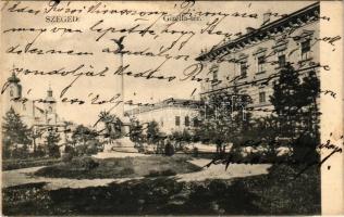 1905 Szeged, Gizella tér, emlékmű (EK)