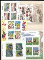 Románia 2006-2024 10 db klf blokk kétoldalas A4-es berakólapon