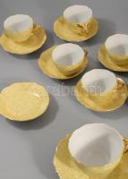 S. Székely Éva által festett 25 részes kávés / teás készlet