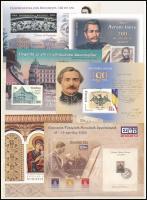 Románia 2022-2024 11 db klf blokk kétoldalas A4-es berakólapon