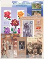 Románia 2022-2024 11 db klf blokk kétoldalas A4-es berakólapon