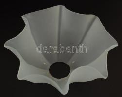 2 darab régi üveg lámpabúra, d: 13-20 cm