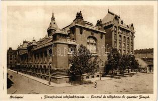 Budapest VIII. Józsefvárosi telefonközpont (gyűrődés / crease)