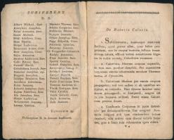 1827 Tentamen publicum ex physica, quod ex Institutionibus Pauli Reiszner e Scholis Piis [...] Claud...