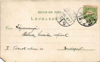 1907 Sopron, Városháza, Felső leányiskola, színház, Megyeház tér, kaszinó, K.u.K. laktanya, magyar t...
