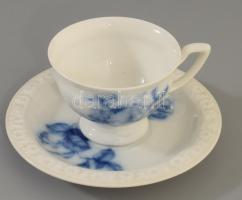 cca 1930 Rosenthal "Maria" 6 személyes kávés csésze készlet alátéttel. Jelzett, hibátlan, ...