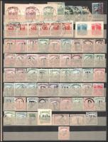 69 db magyar szükségportó bélyeg A4-es berakólapon