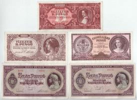 1945. 100P (2x) + 1946. 1.000.000.000P + 10.000BP + 100.000BP T:F