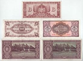 1945. 100P (2x) + 1946. 1.000.000.000P + 10.000BP + 100.000BP T:F