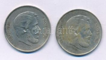 1947. 5Ft Ag "Kossuth" (2x) T:XF,F patina
Adamo F8.1