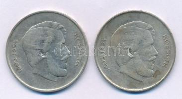 1947. 5Ft Ag "Kossuth" (2x) T:VF,F patina
Adamo F8.1