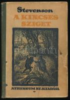 Stevenson, Robert Louis: A kincses sziget. Herman Lipót rajzaival. Bp., 1920, Athenaeum. Félvászon kötés, kopottas állapotban.