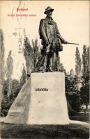 Budapest XIV. Rudolf trónörökös szobra. Sisi és Ferenc József fia 31 éves korában kegyetlen módon végzett magával és szeretőjével. Zichy Mihály utca 14. (EK)