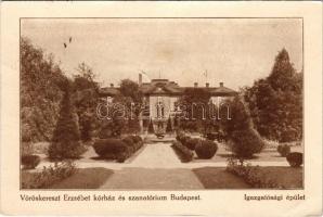 1928 Budapest XII. Vöröskereszt Erzsébet Kórház és szanatórium, Igazgatósági épület (EB)