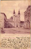 1900 Sopron, Domonkos templom. Blum Nathan kiadása (fl)