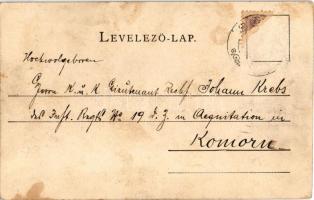 1900 Sopron, Domonkos templom. Blum Nathan kiadása (fl)