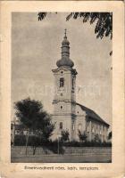 1940 Érsekvadkert, Római katolikus templom + "1940 Nagybánya visszatért" So. Stpl (szakadás / tear)