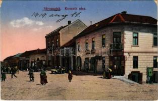 1919 Sárospatak, Kossuth utca, gyógyszertár, Dancziger Lajos üzlete. Református főiskolai könyvkereskedés kiadása (gyűrődés / crease)