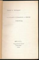Zhores Medvegyev: A levelezés titkosságát a törvény garantálja. Bp., 1985, ABC &amp; MO. Kiadói ...
